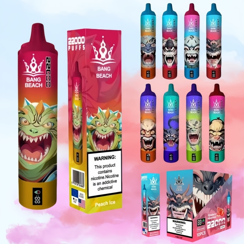 Bang Beach 22000 Puffs E Cigarette Adjustable Airflow Disposable Vape without Nicotine 1 1 jpg - Bang King