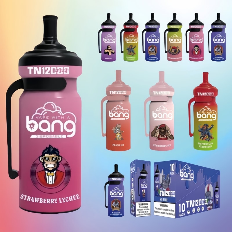 Bang Tn 12000 Puffs No Nic Wholesale Rechargeable Disposable Vape Bar 8 1 jpg - Bang King