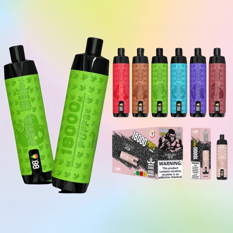 Best Bang King 18000 Puffs Digital DTL Nic Salt Vapes Disposable 1 1 jpg - Bang King