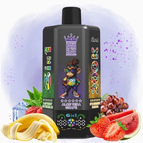 Bang Blaze 200k Blueberry Ice Raspberry Watermelon Aloe Vera Grape Strawberry Banana Love 66 Blueberry Cherry 1 jpg - Bang King Bang Blaze 200k Blueberry Ice Raspberry Watermelon Aloe Vera Grape Strawberry Banana Love 66 Blueberry Cherry 1 jpg - Bang King